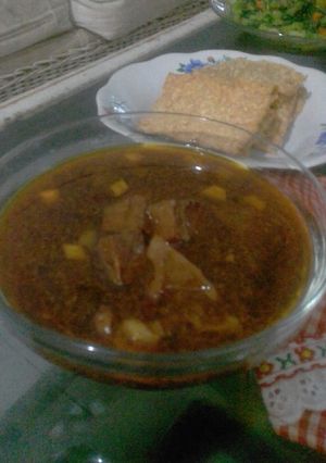 Foto resep Rawon ayam kampung