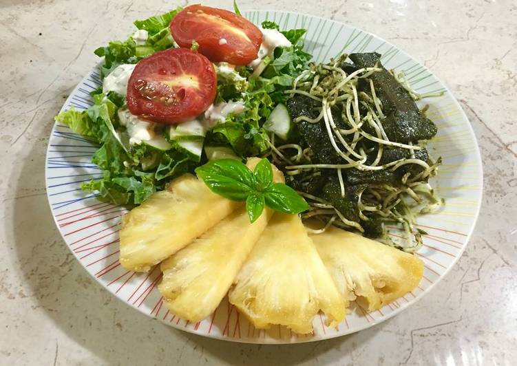 Easiest Way to Make Quick 100% local faux Bean Sprout pasta