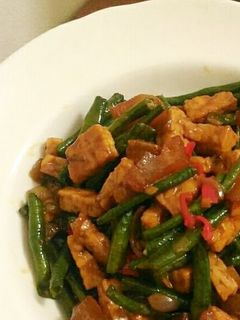 Foto resep Tumis cecek kacang panjang tempe