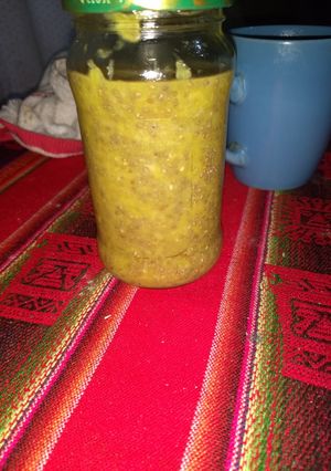 Una foto de Mermelada de naranja y chía