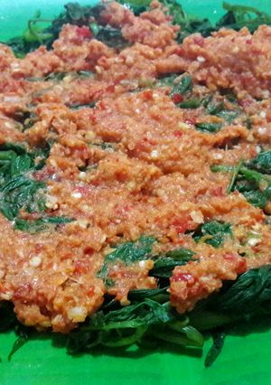 Foto resep Rujak kangkung