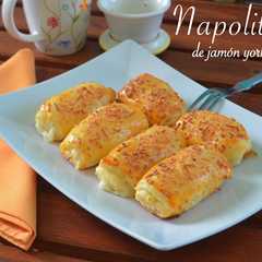 Foto principal de Napolitanas de jamón york y queso. (Sin Thermomix)