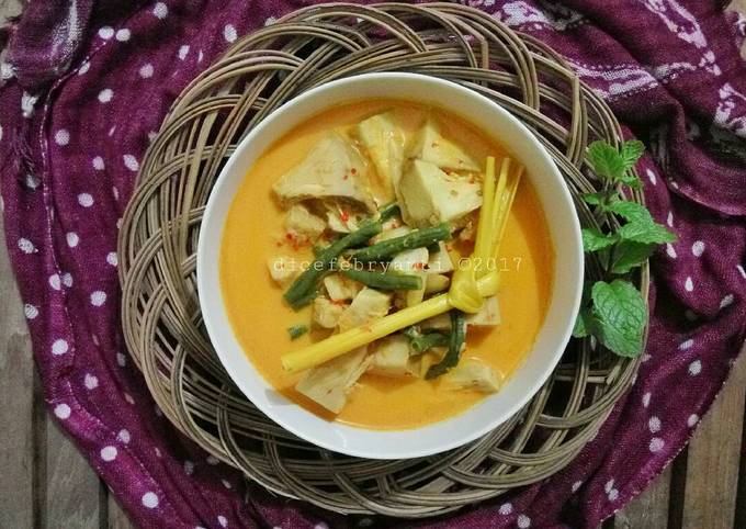 Gulai Nangka Muda dan Kacang Panjang