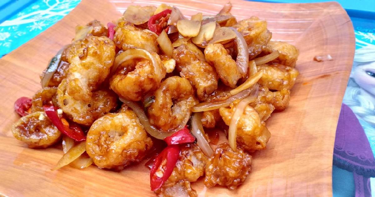 Resep Cumi Goreng Mentega Oleh Vivisetiadewi Theng Cookpad