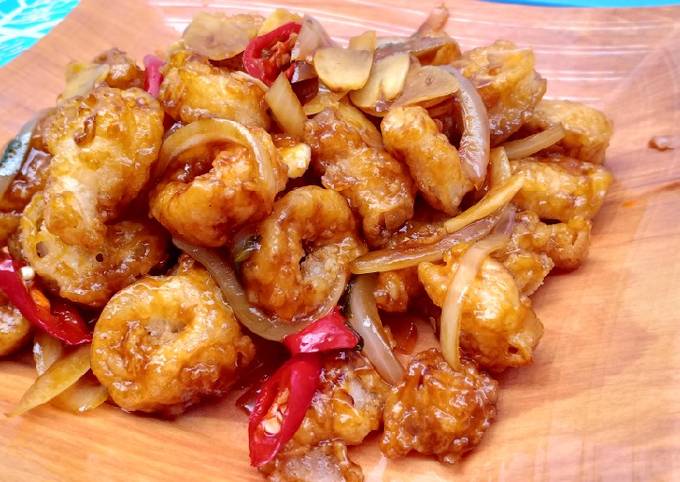 Resep Cumi goreng mentega, Bisa Manjain Lidah