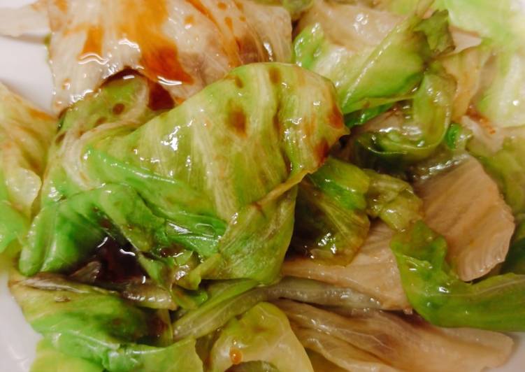 Steps to Prepare Ultimate Lettuce (or Pak Choi) with oyster sauce