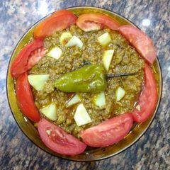 Aloo keema A picture of Aloo keema.