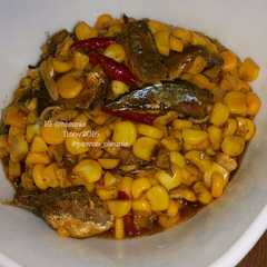 Ikan asin peda tumis jagung রেসিপির প্রধান ছবি