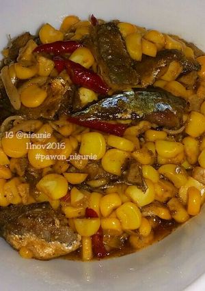 Foto resep Ikan asin peda tumis jagung