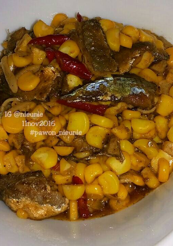 Foto resep Ikan asin peda tumis jagung