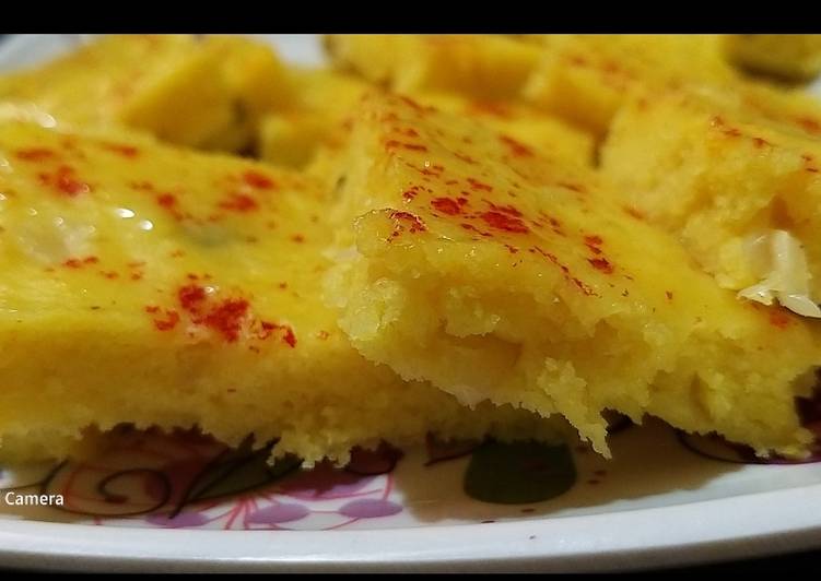 Steps to Make Super Quick Homemade Leave dhokla or khatta dhokla