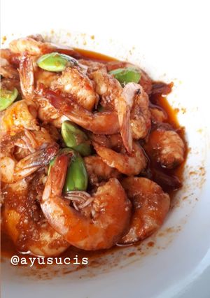 Foto resep Udang balado pete