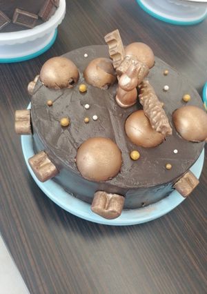 Una foto de Pastel de chocolate