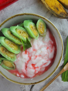 Foto resep Es pisang ijo