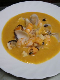 Una foto de Crema marinera