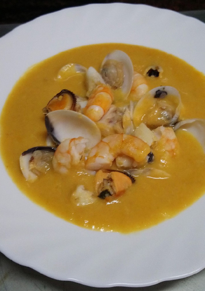 Una foto de Crema marinera