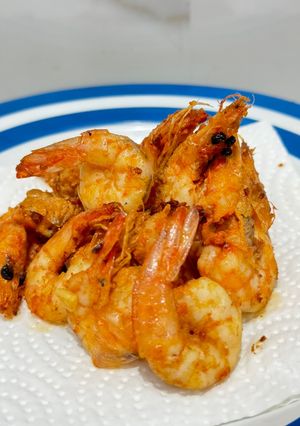Foto resep Udang goreng bawang putih simple