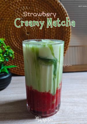 Foto resep Strawberry Creamy Matcha