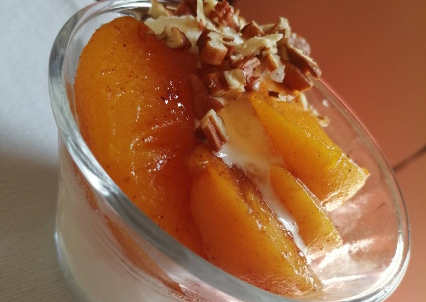 Duraznos flameados 🍑🔥