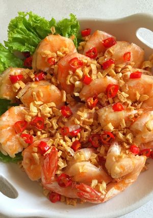 Foto resep Udang Goreng Bawang Putih