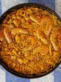 Paella al fuego 🔥😋