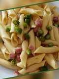 Garganelli with asparagus and pancetta
