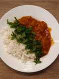 Wegański butter chicken