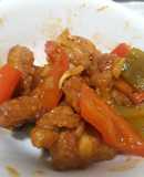 Gà lăn bột sốt chua ngọt