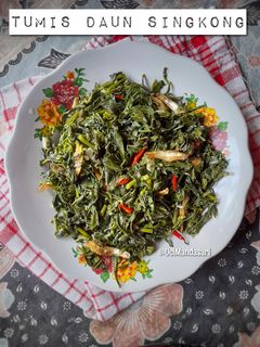 Foto resep Tumis Daun Singkong