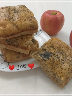 عکسی از دستور نان سیب سبوس دار 😋