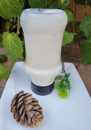 صورة لوصفة مايونيز (صلصة الثومية)