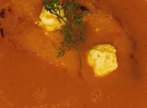 Una foto de Sopa de tomate