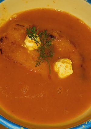 Una foto de Sopa de tomate