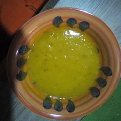 A picture of Pumpkin soup.