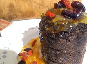 Una foto de Mug cake de coco (#sinharina)