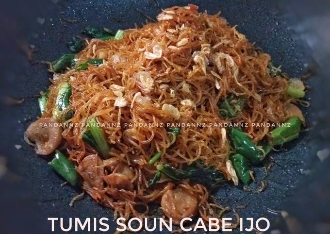 Resep: Tumis Soun Cabe Ijo Gampang