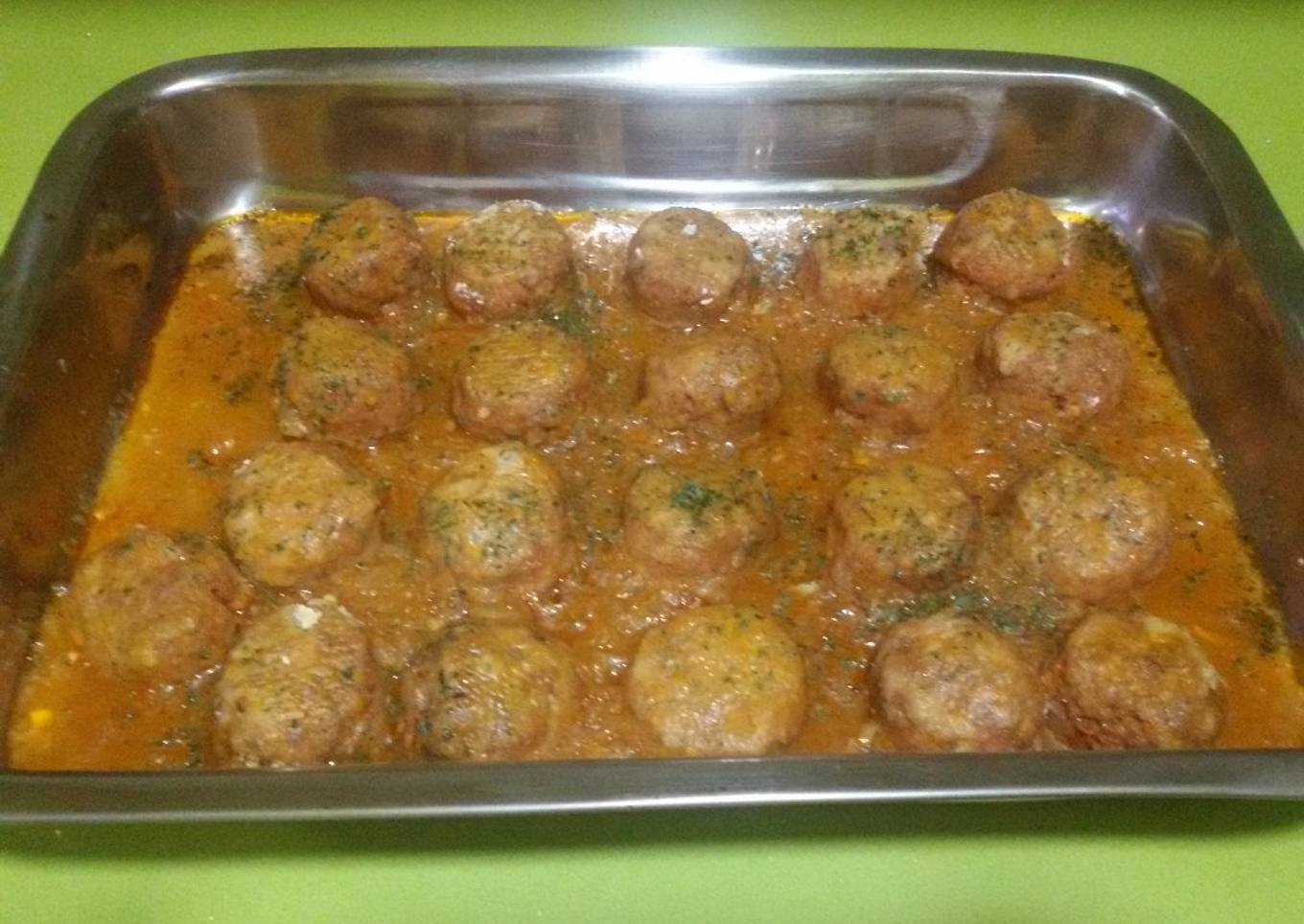 Albóndigas en salsa española con thermomix