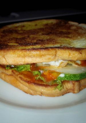 Foto resep Burger telur rumahan ala akuh 😁