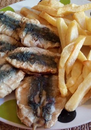 صورة لوصفة ساردين بالدرسة