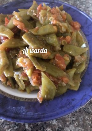 صورة لوصفة لوبيا بالزيت