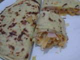 Quesadilla Charrúa.-   Panqueques Verdura Queso