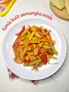 Foto resep Tumis kulit semangka sosis