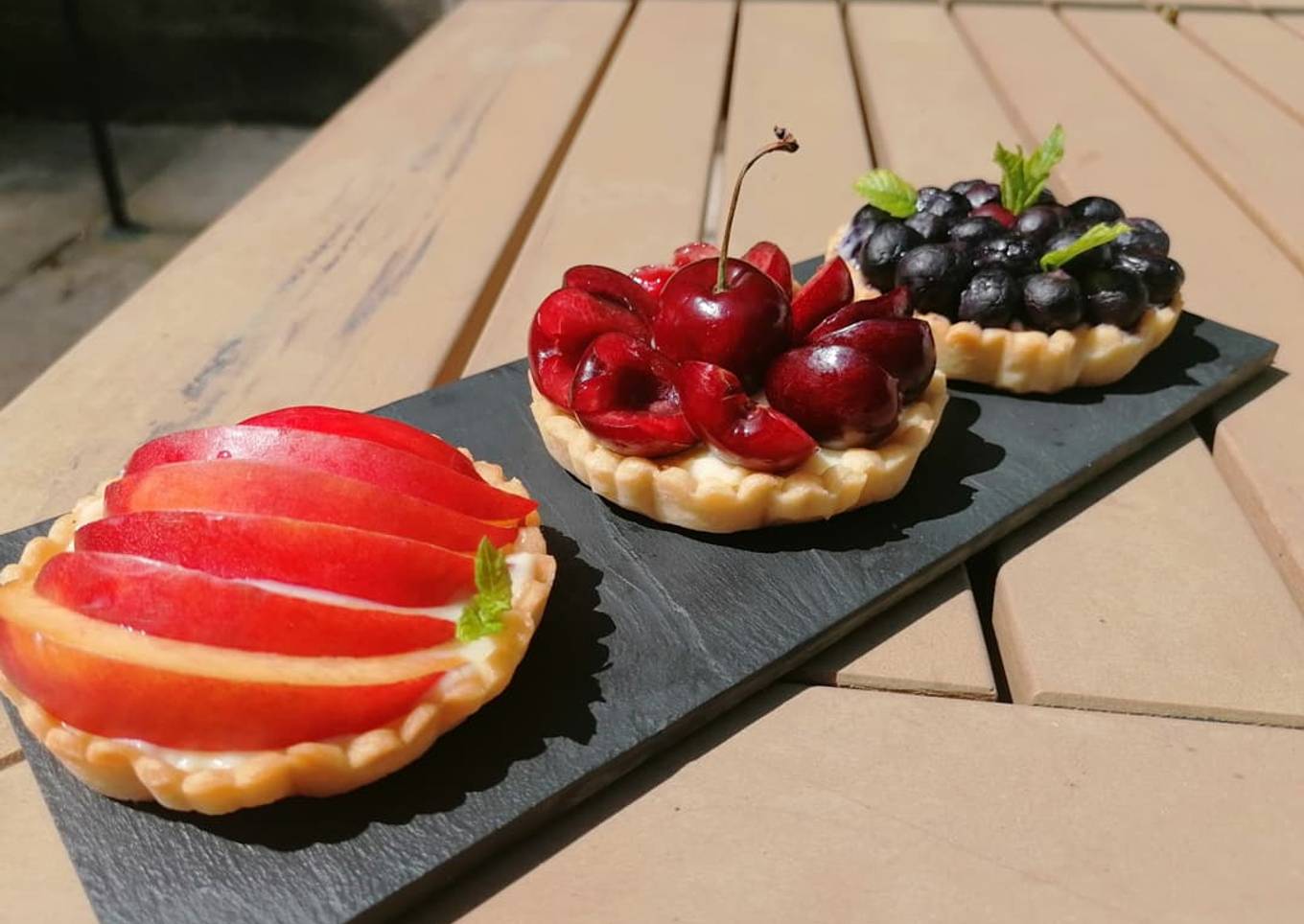 Tartelettes aux fruits d'été