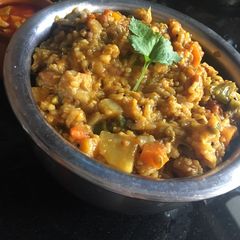 Sahi veg khichdi A picture of Sahi veg khichdi.