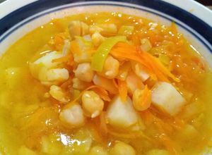 Una foto de Sopa de puerro