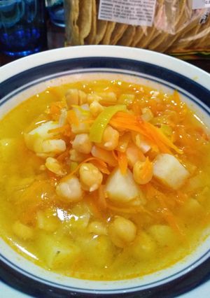 Una foto de Sopa de puerro