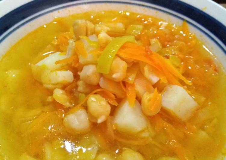 Sopa de puerro