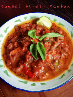 Foto resep Sambal Terasi Santan