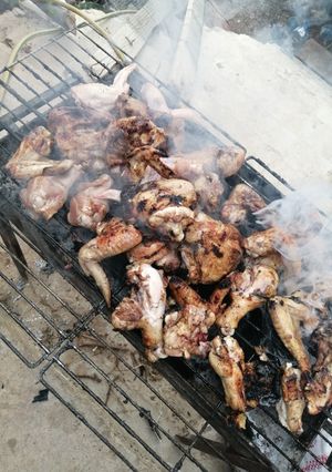 صورة لوصفة دجاج مشوي على الفحم
