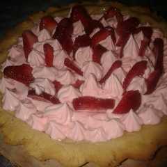 A picture of Postre de frutillas super rápido.